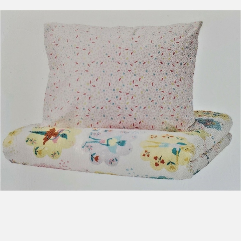 IKEA Lattjo Kids Full/Queen Duvet Cover & Pillowcases Fairy Lightpink